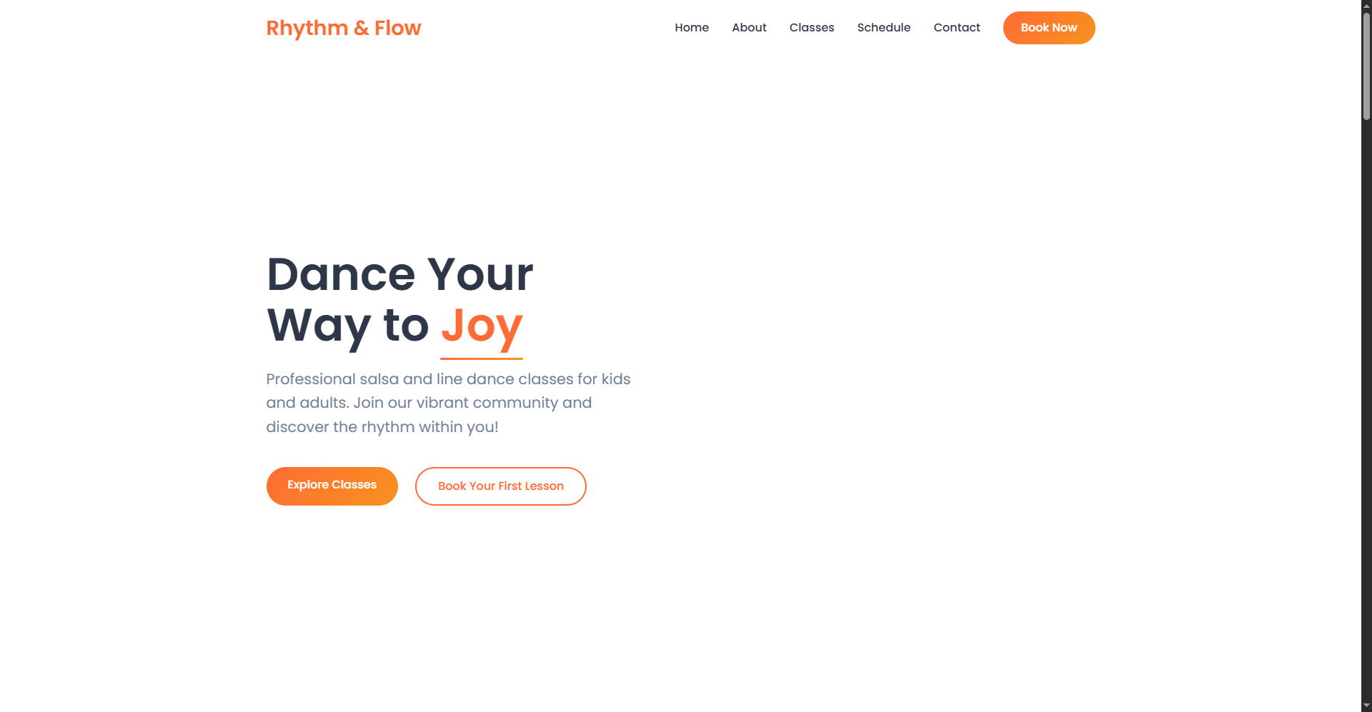 Local Restaurant Website